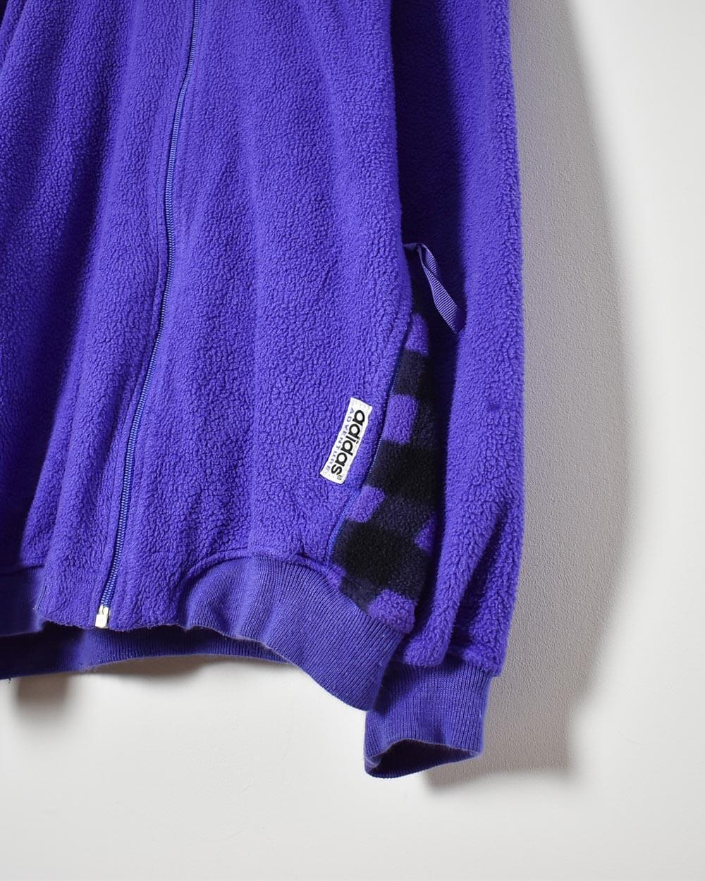 Purple Adidas Adventure Zip-Through Fleece - Medium
