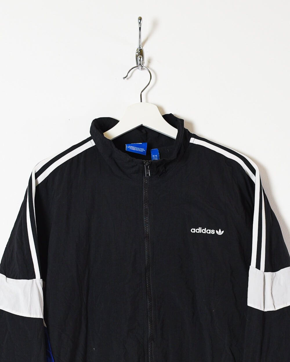 Black Adidas Fleece Lined Jacket - X-Large
