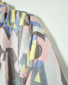 Pink Adidas Towel Lined Jacket - Large