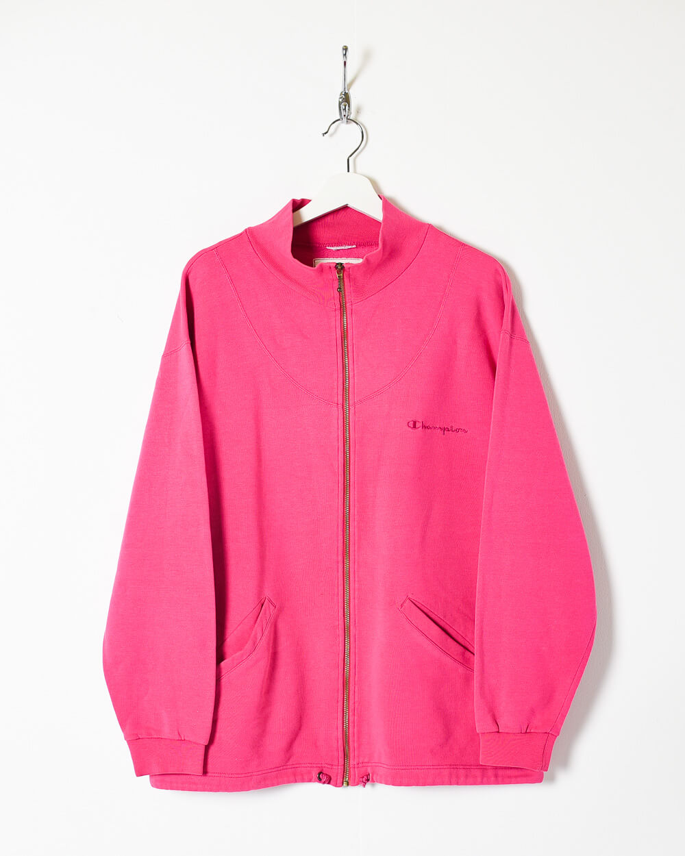 Pink Champion USA Zip-Through Sweatshirt - Large