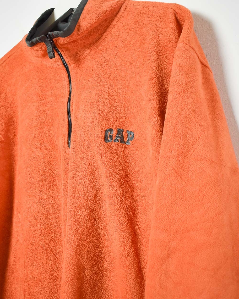 Orange Gap 1/4 Zip Fleece - Boxy X-Large 