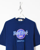 Navy Hard Rock Café Singapore T-Shirt - X-Large