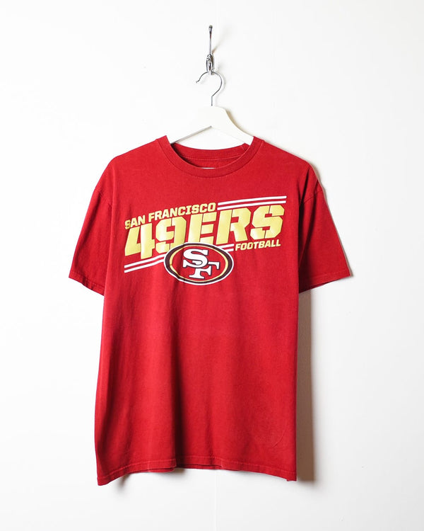 Red NFL San Francisco 49ers Football T-Shirt - Medium