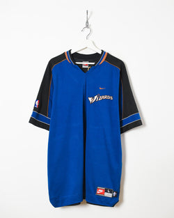 Vintage 90s Polyester Colour-Block Blue Nike Team Washington