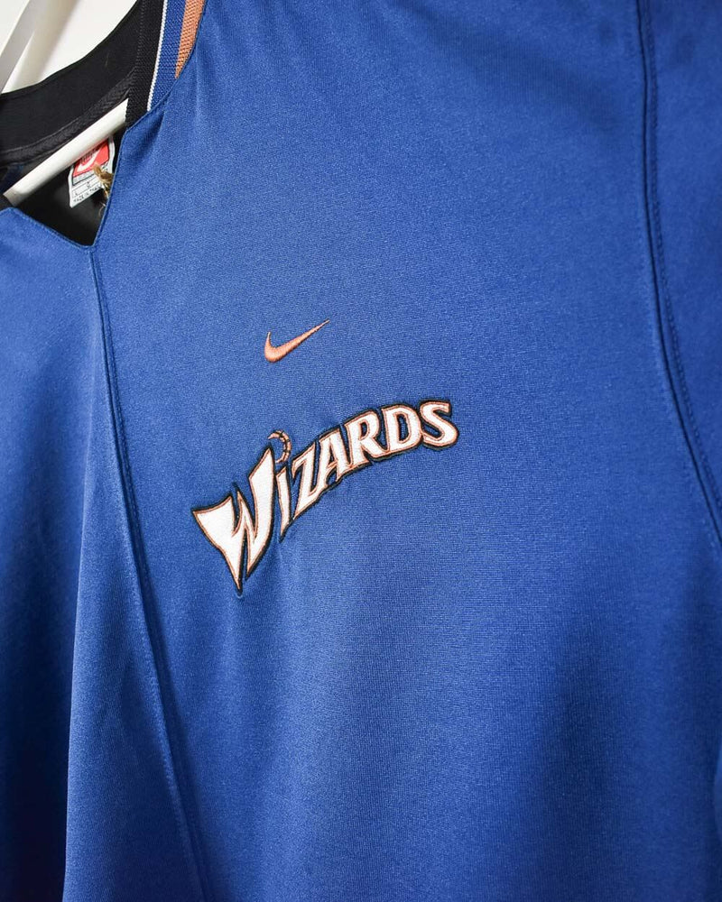 Lids Washington Wizards Nike 2022/23 City Edition Pregame Warmup Long  Sleeve Shooting Shirt - Blue