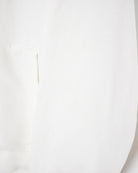 White Nike Zip-Through Sweatshirt - Medium