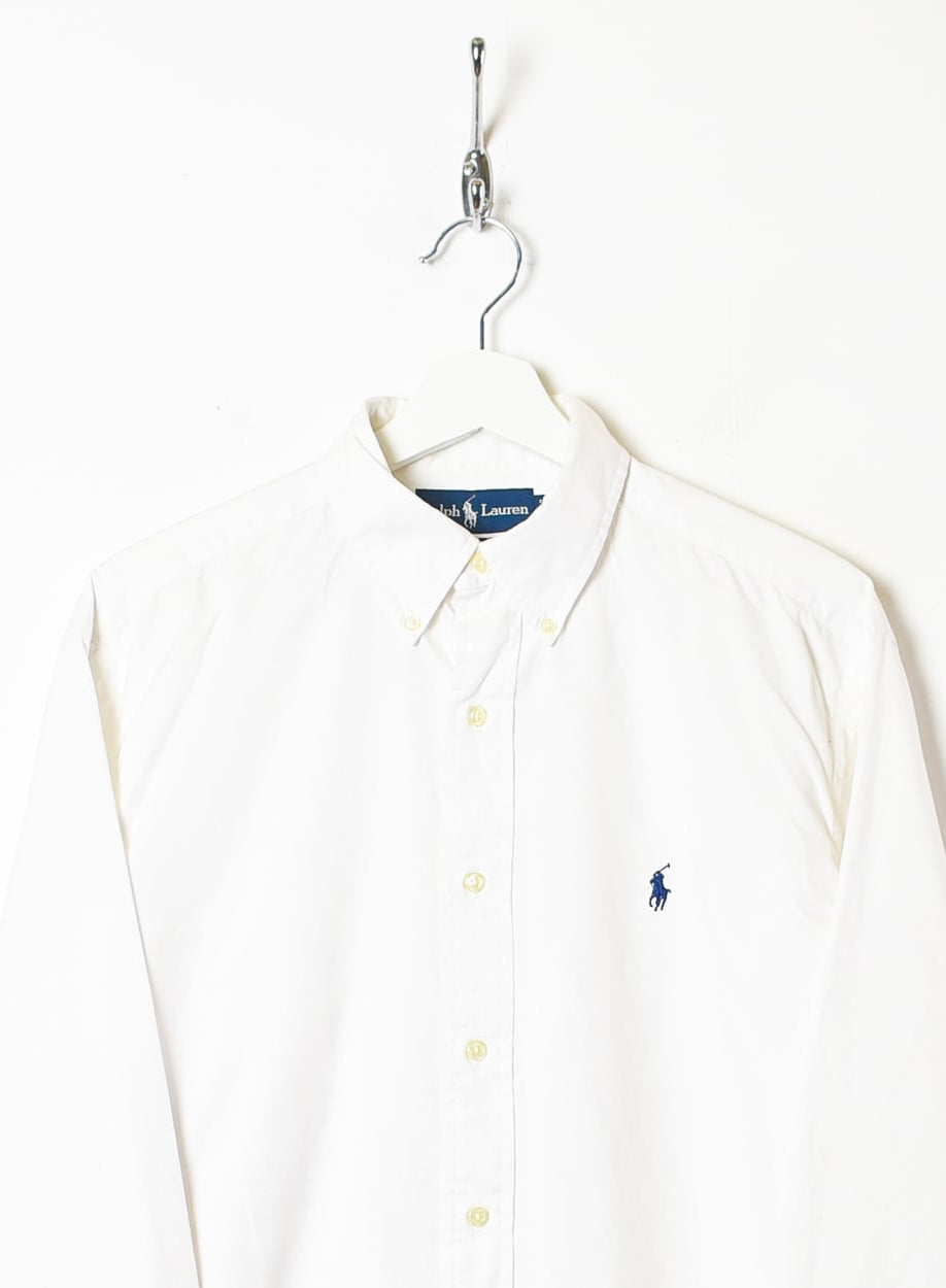 White Polo Ralph Lauren Shirt - Large