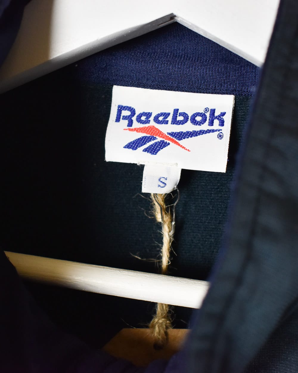 Navy Reebok Tracksuit Top - Small