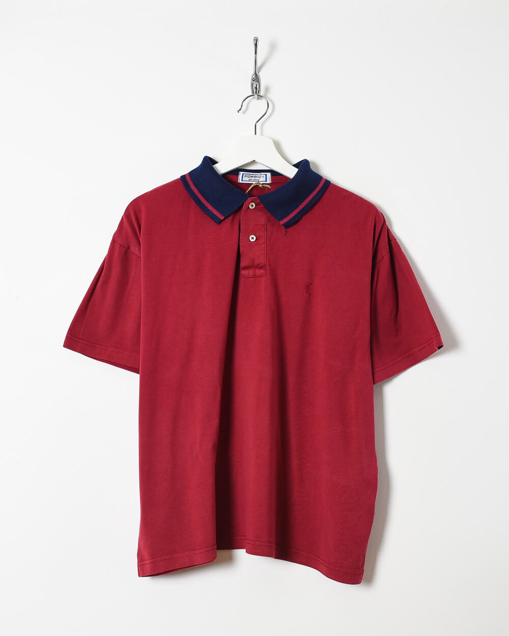 Red Yves Saint Laurent Polo Shirt - Medium