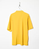 Yellow Adidas Polo Shirt - Large