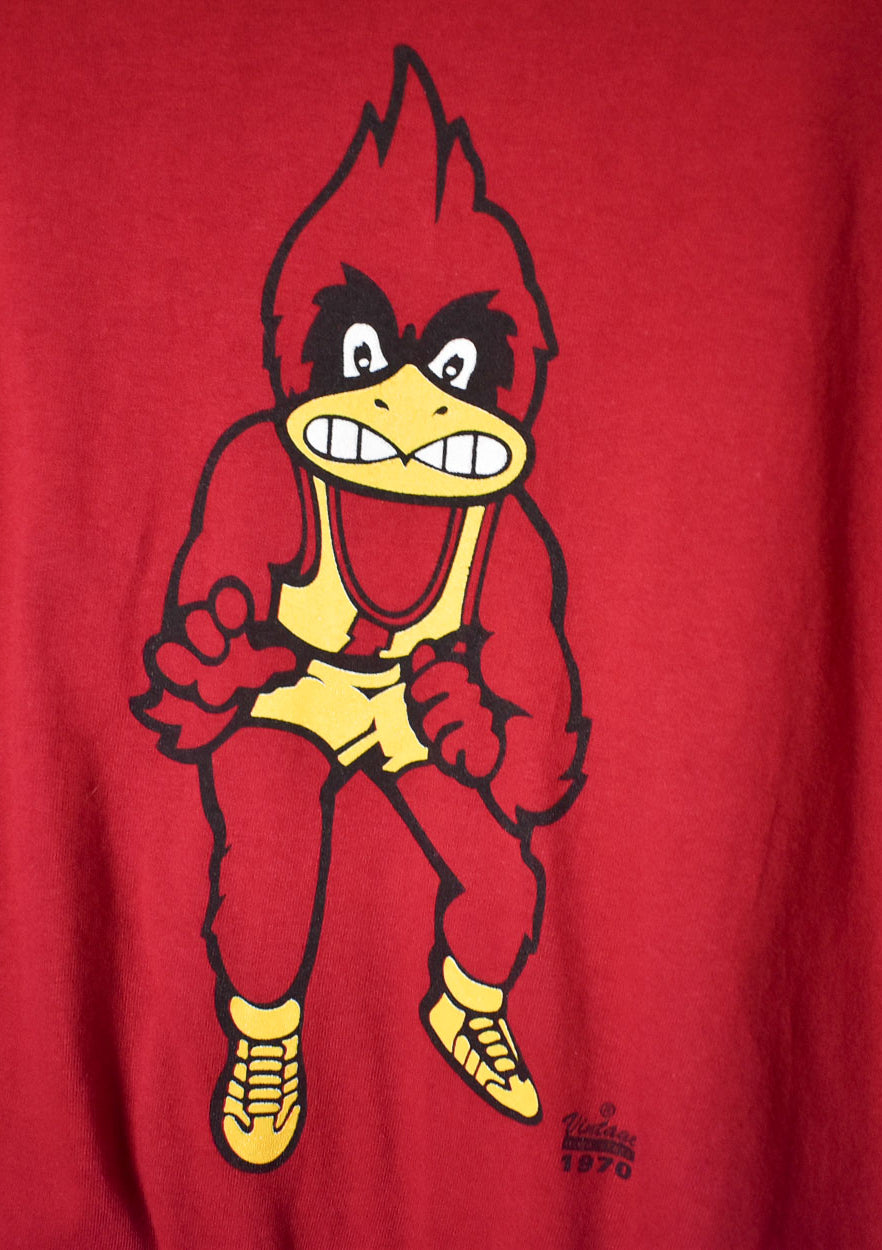Red Iowa State Cardinals Wrestling Graphic T-Shirt - XXX-Large