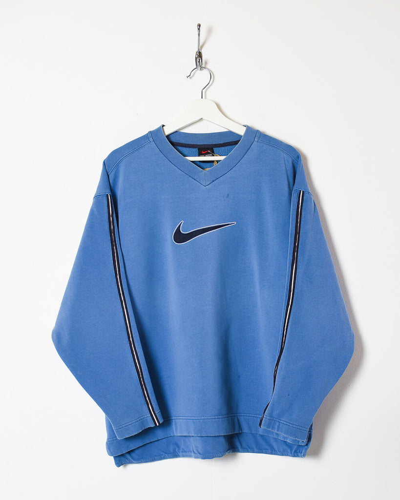 Vintage 90s Cotton Blue Nike Sweatshirt - Medium– Domno Vintage