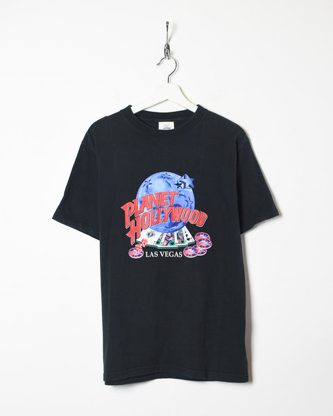 Vintage 90s Black Planet Hollywood Las Vegas T-Shirt