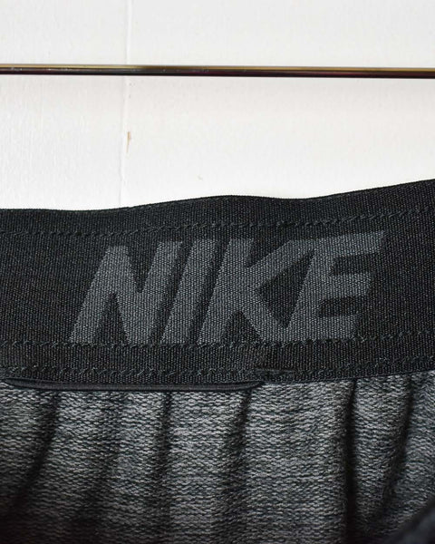 Vintage 10s+ Black Nike Dri-Fit Tracksuit Bottoms - Medium Polyester ...