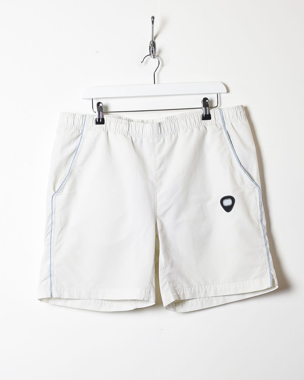 White Nike Mesh Shorts - Large