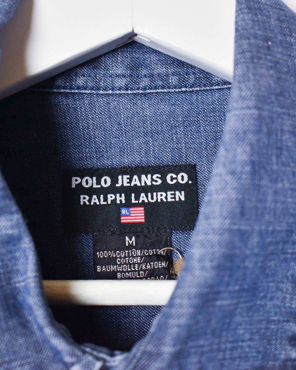 Blue Polo Jeans Co Ralph Lauren Denim Shirt - Medium