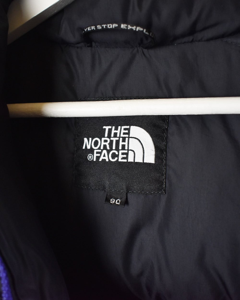 Purple The North Face Nuptse 700 Down Puffer Jacket - Small