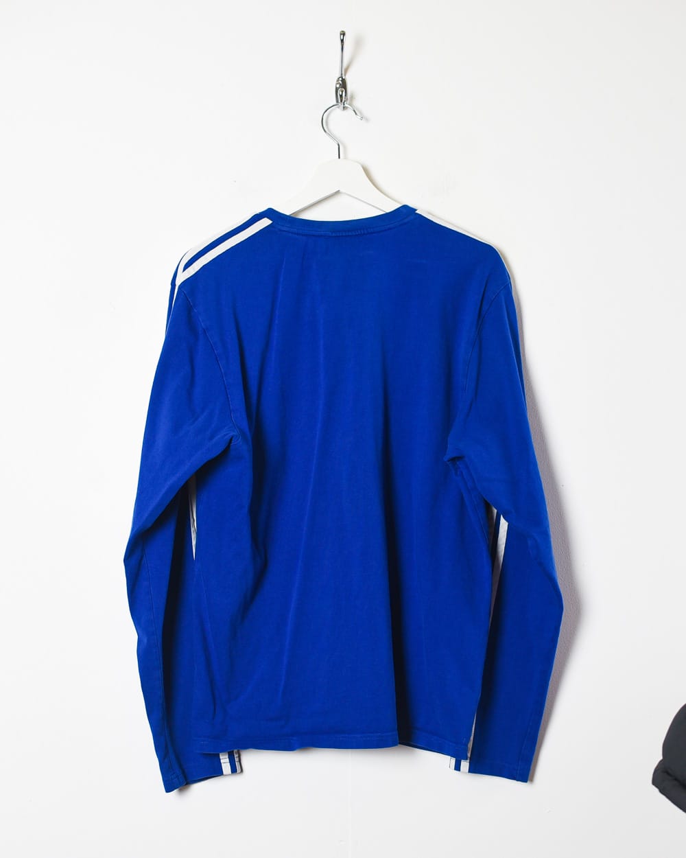 Blue Adidas Long Sleeved T-Shirt - Medium