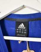 Blue Adidas Long Sleeved T-Shirt - Medium