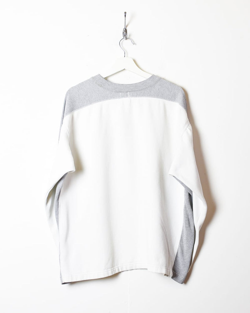 White CK Jeans Calvin Klein Sweatshirt - Large