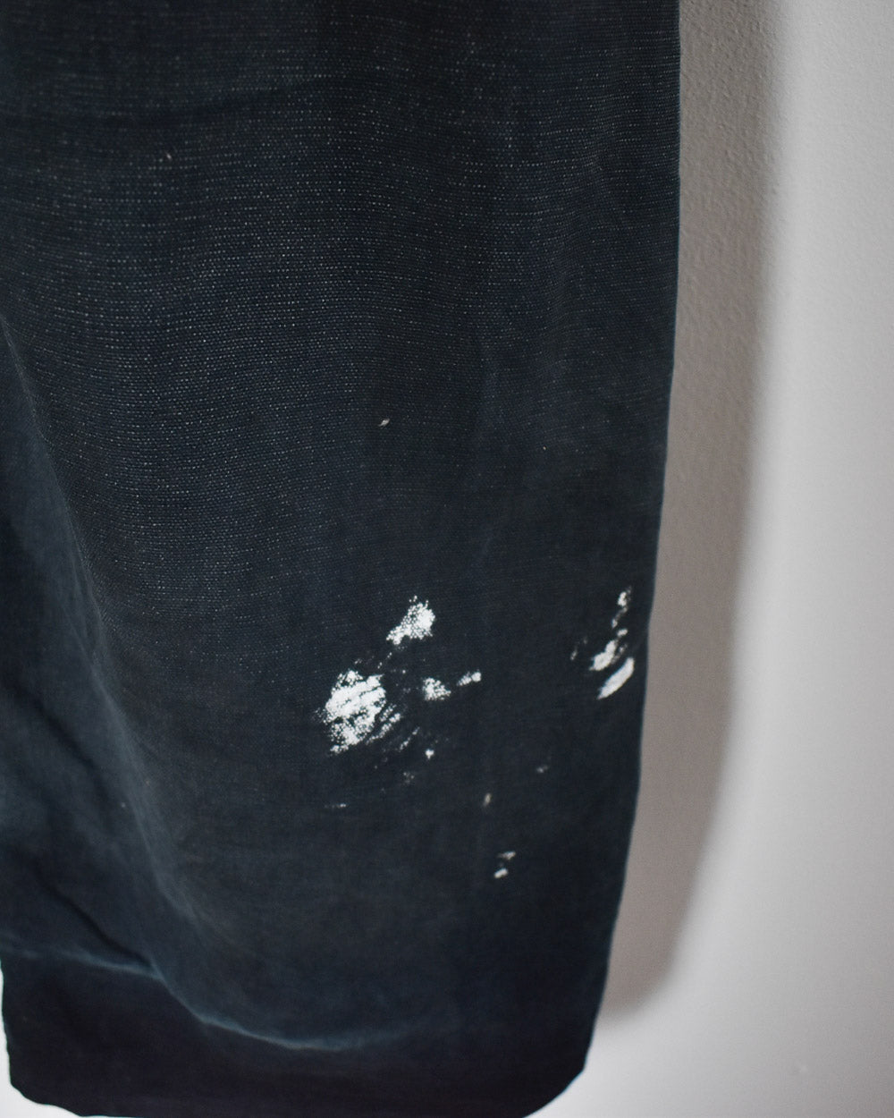 Black Carhartt Distressed Double Knee Carpenter Jeans - W42 L30