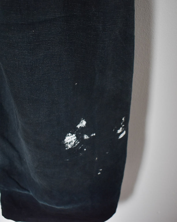 Black Carhartt Distressed Double Knee Carpenter Jeans - W42 L30