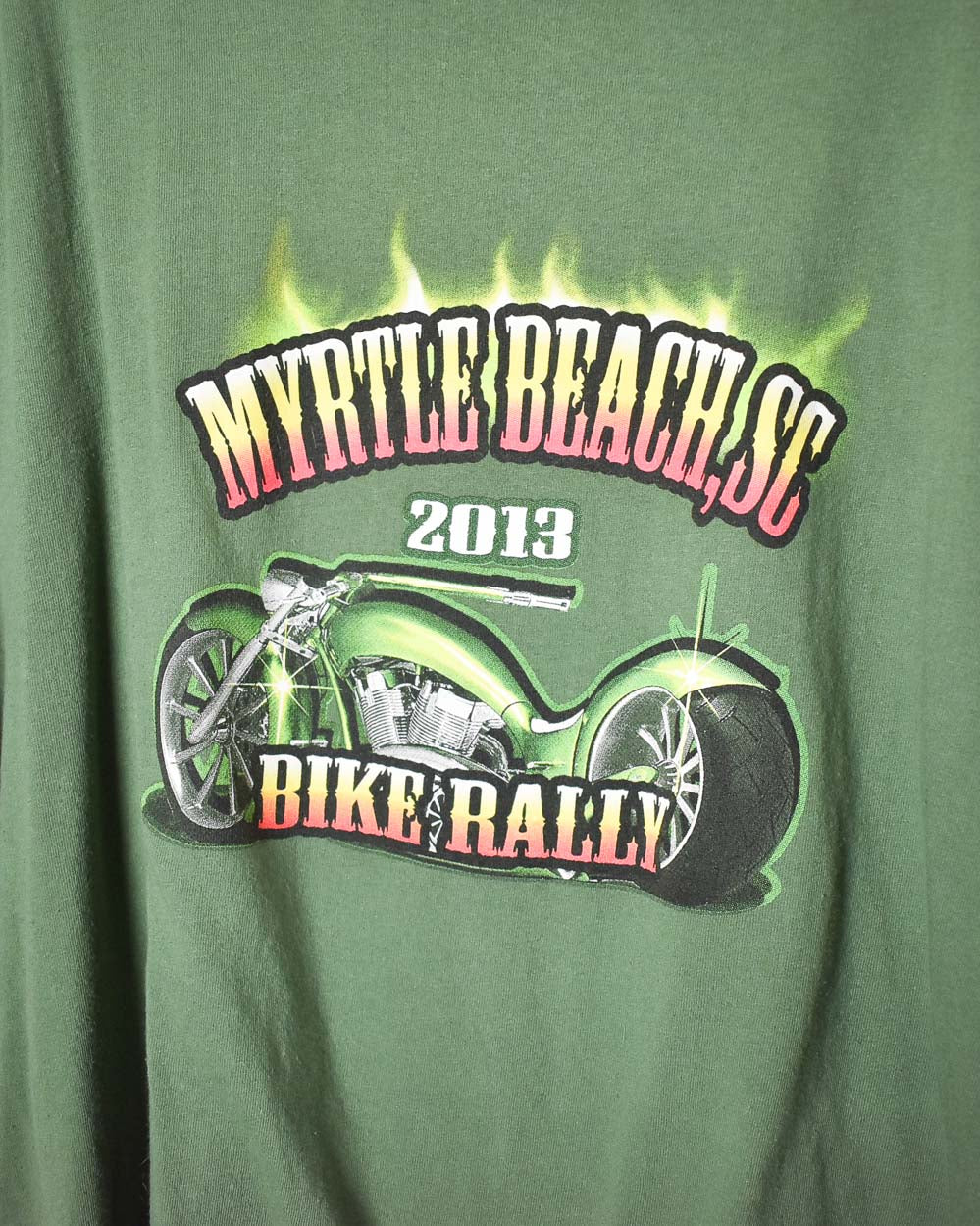Green Myrtle Beach SC Bike Rally T-Shirt - XXX-Large