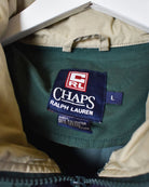 Green Polo Ralph Lauren Chaps 1/4 Zip Jacket - Large