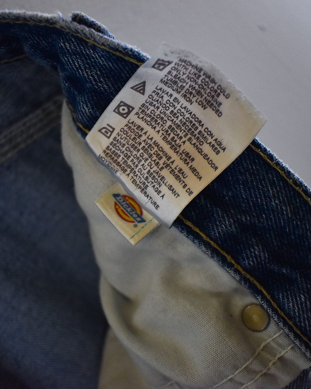 Blue Dickies Double Knee Carpenter Jeans - W36 L30