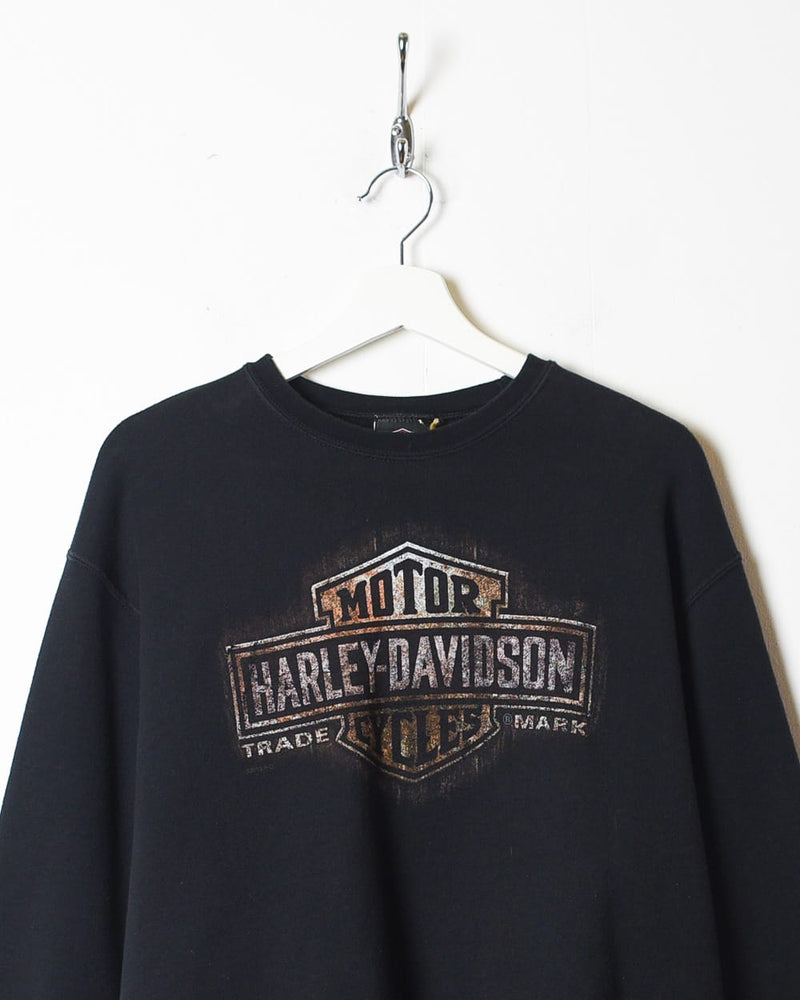 Black Harley Davidson Sweatshirt - X-Large