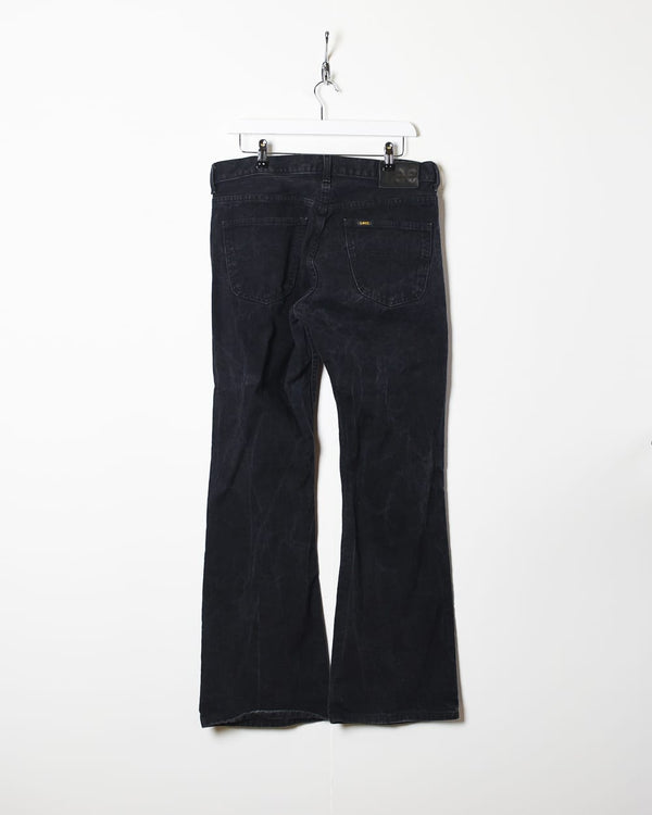 Black Lee Bootcut Jeans - W34