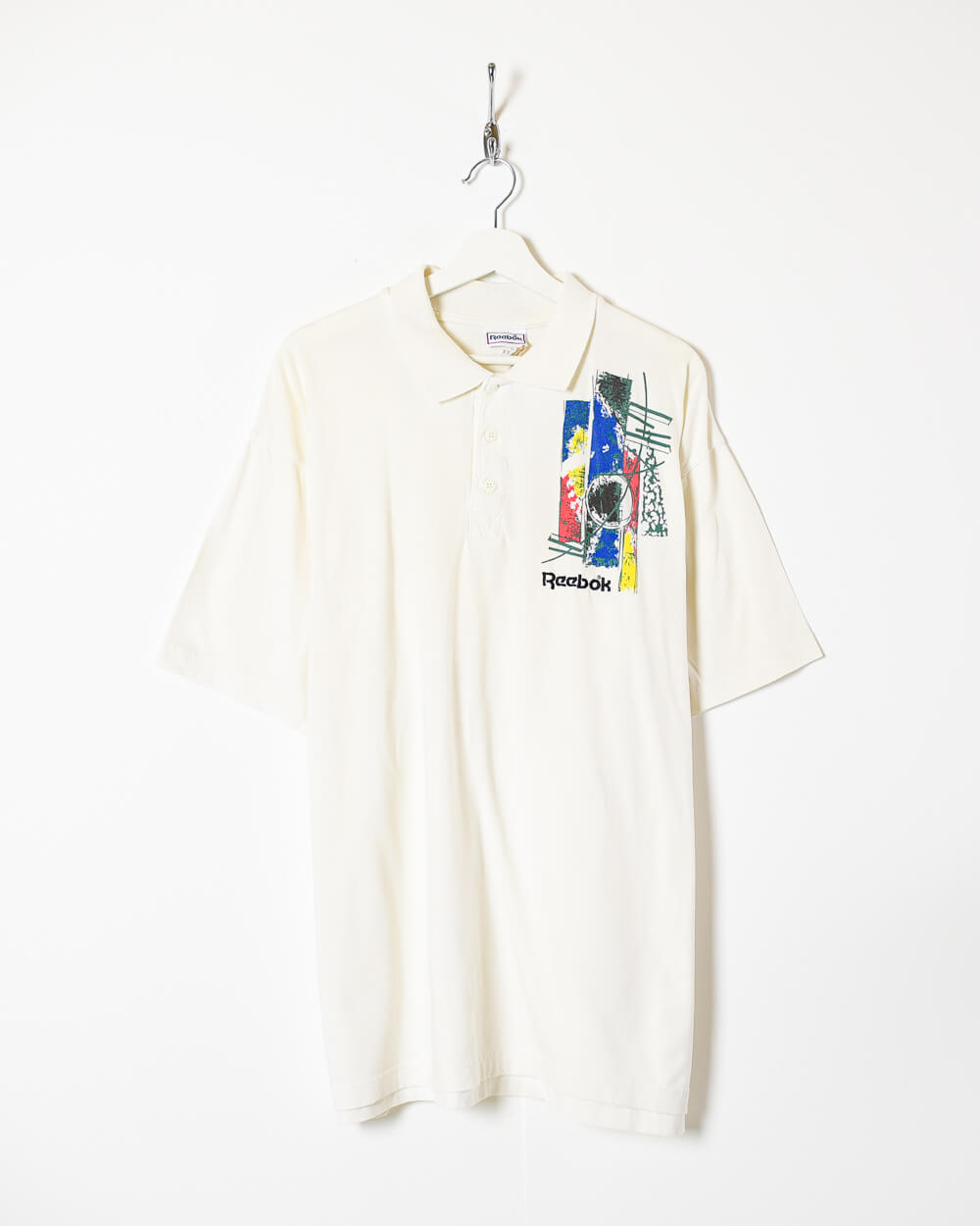 Neutral Reebok Polo Shirt - XX-Large