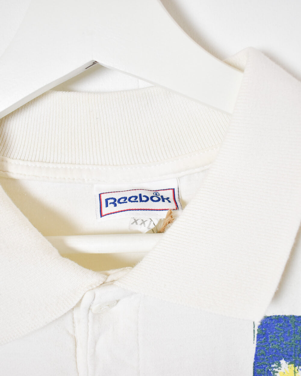 Neutral Reebok Polo Shirt - XX-Large