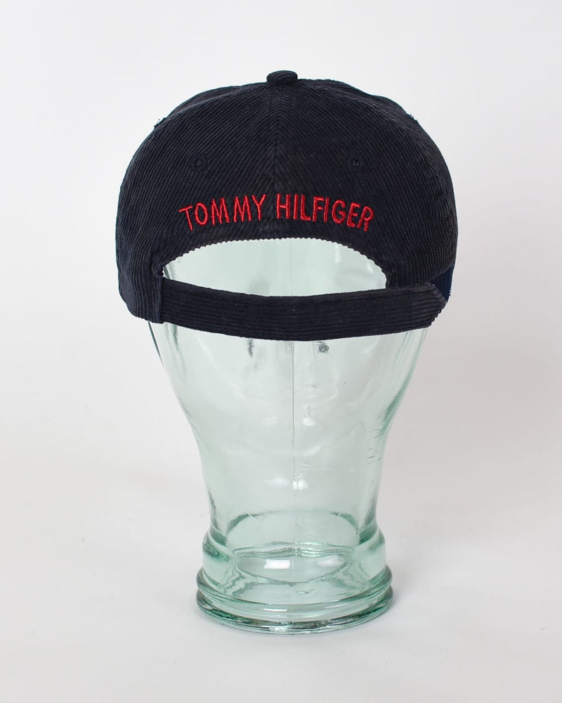 jord Smadre Svane Vintage 90s Black Tommy Hilfiger 85 Corduroy Cap Cotton– Domno Vintage
