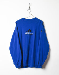Blue Adidas Equipment Sweatshirt - X-Large
