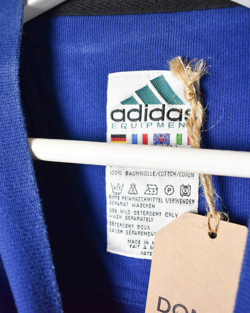 Blue Adidas Equipment Sweatshirt - X-Large