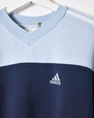 Navy Adidas Sweatshirt - X-Large Women's