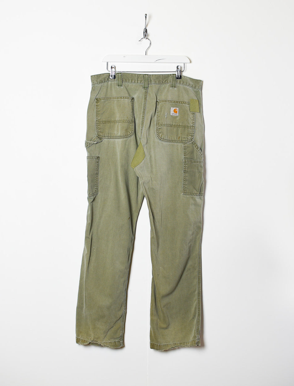 Khaki Carhartt Carpenter Jeans - W34 L32