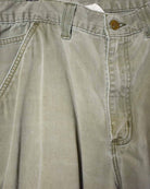 Khaki Carhartt Carpenter Jeans - W34 L32