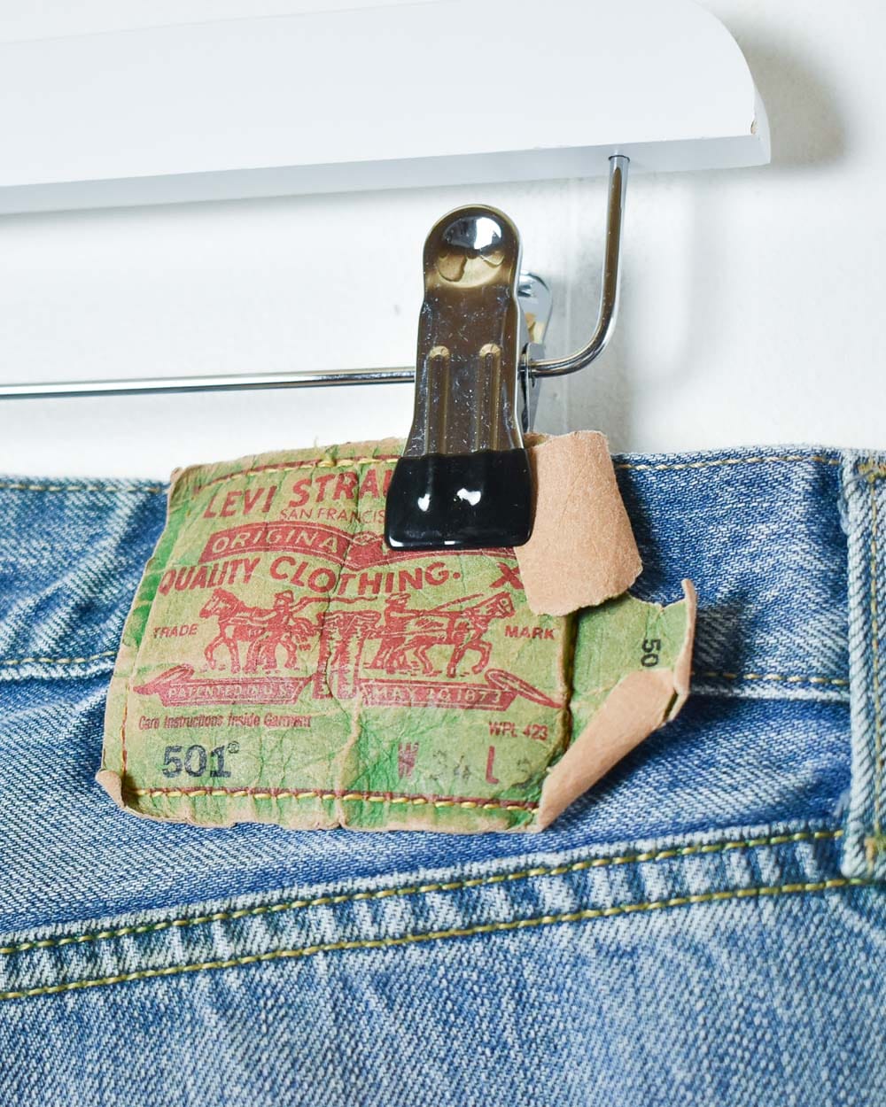 Blue Levi's 501 Jeans - W34 L30