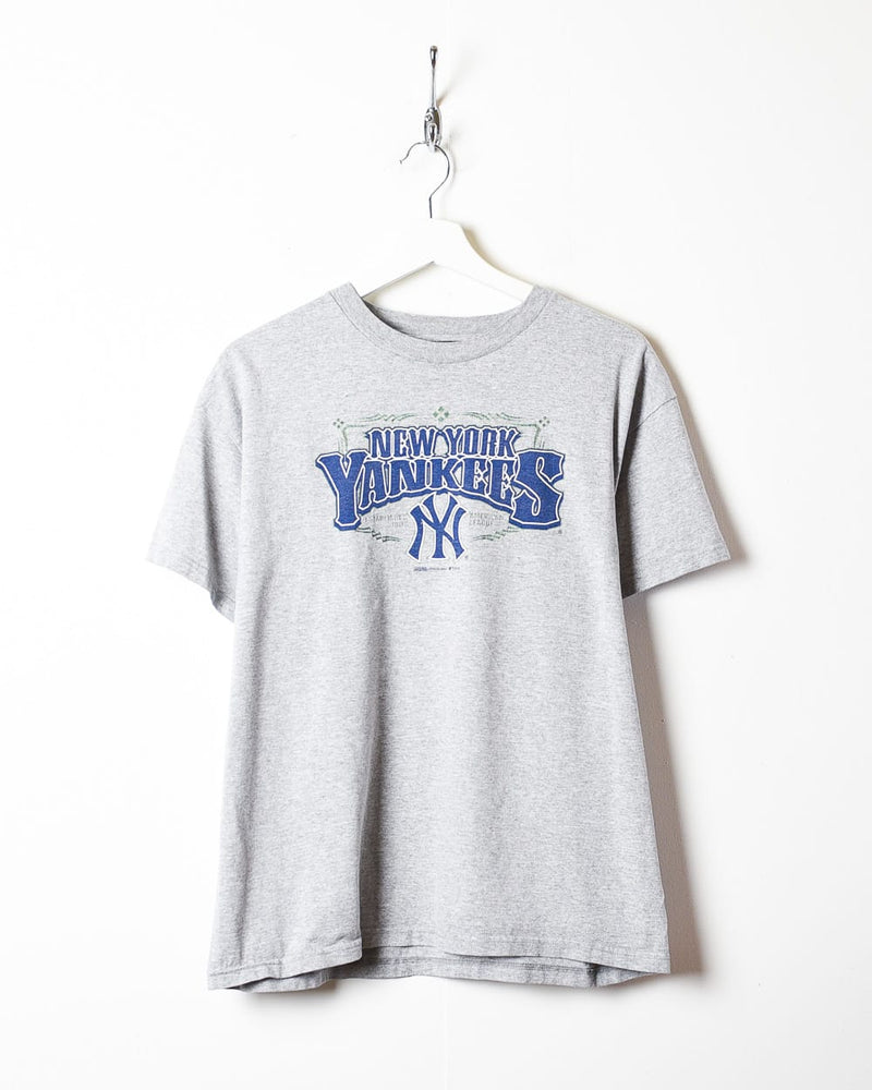 Vintage 00s Stone MLB New York Yankees T-Shirt - Medium Cotton– Domno  Vintage