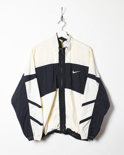 aguacero Petición magia Vintage 90s Black Nike Windbreaker Jacket - X-Large Women's Nylon– Domno  Vintage