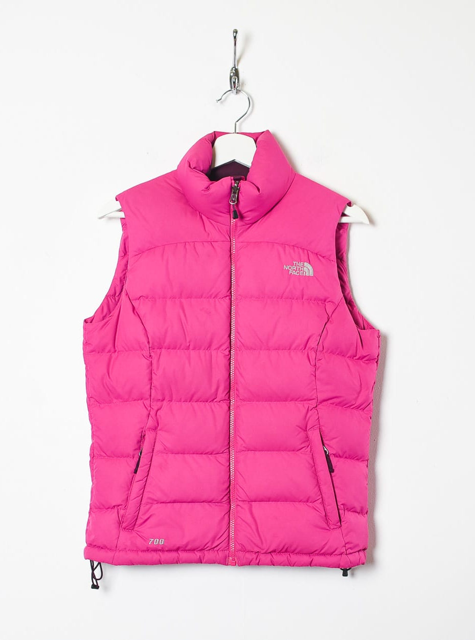 Pink The North Face 700 Down Gilet - Small Women's