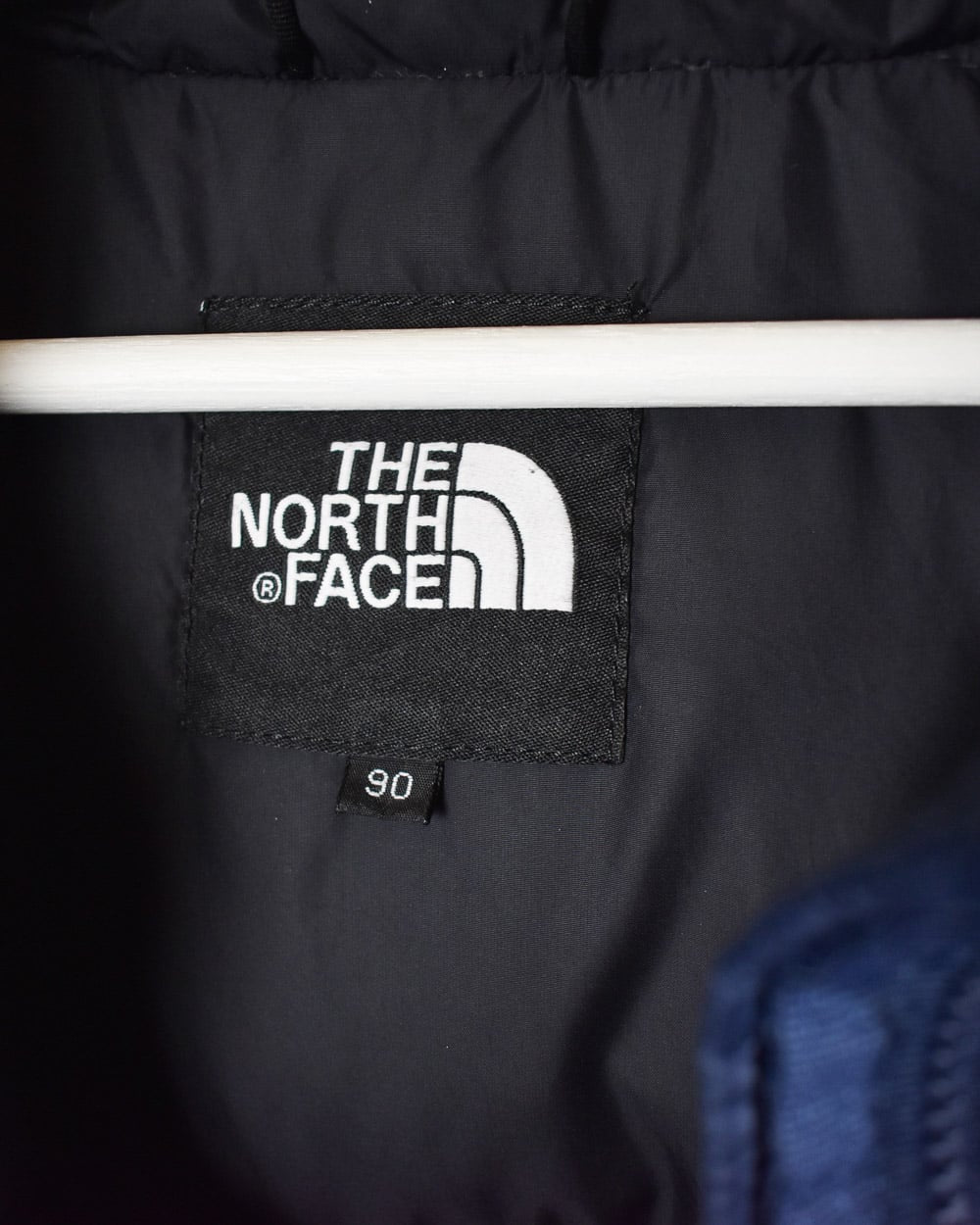 Navy The North Face Nuptse 700 Down Puffer Jacket - Small