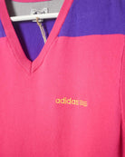 Pink Adidas Sweater Vest - Medium Women's