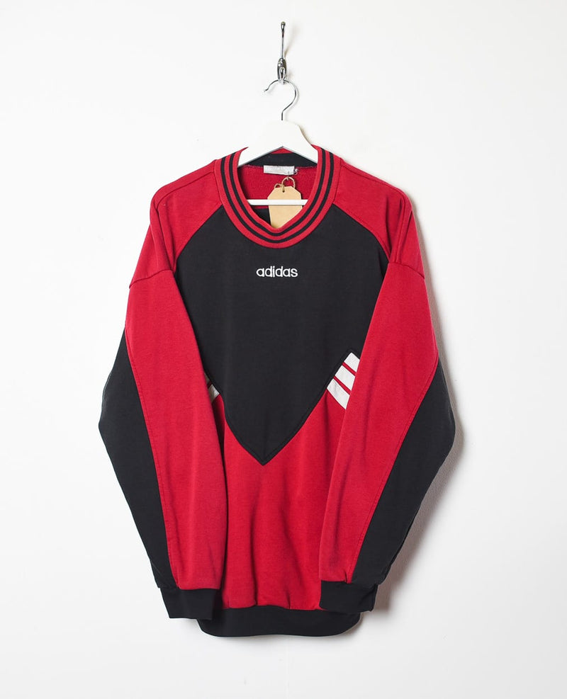 Men's adidas Originals Black Manchester United Retro Raglan Pullover  Sweatshirt