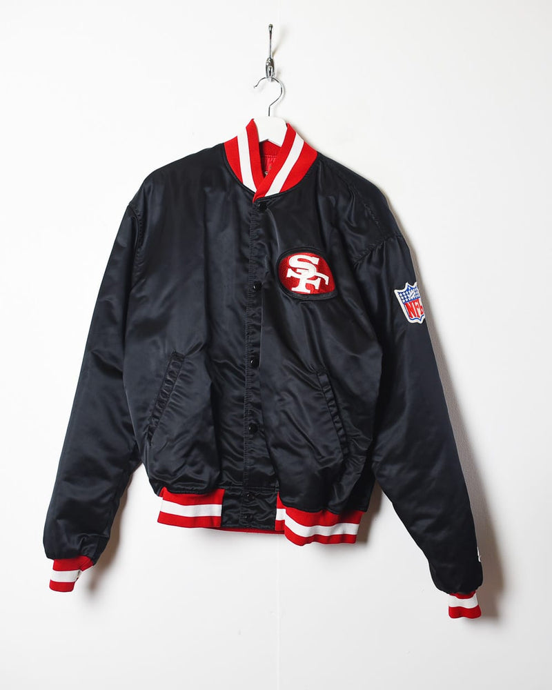 Vintage 00s Black NFL San Francisco 49ers Varsity Jacket - X-Large Nylon–  Domno Vintage