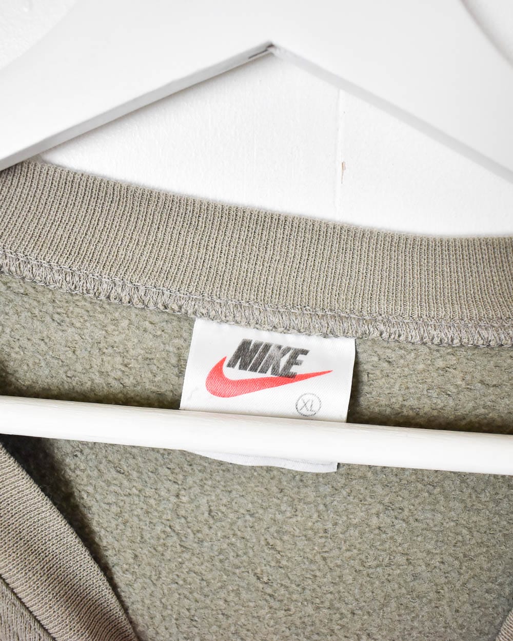 Neutral Nike Shield Logo Sweatshirt - XX-Large