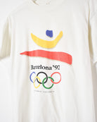 White Barcelona Olympics 92 T-Shirt - Small