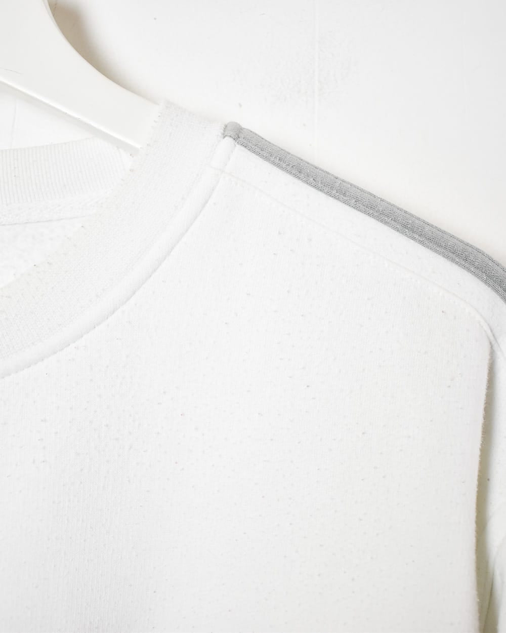 White Adidas Sweatshirt - Large